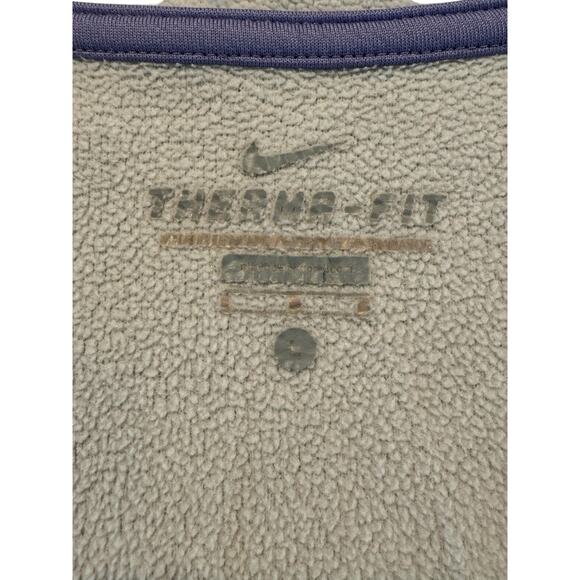 Nike Therma-Fit Hoodie Women’s Large Pink Purple Full Zip Hoodie Fleece Jacket - Picture 6 of 8